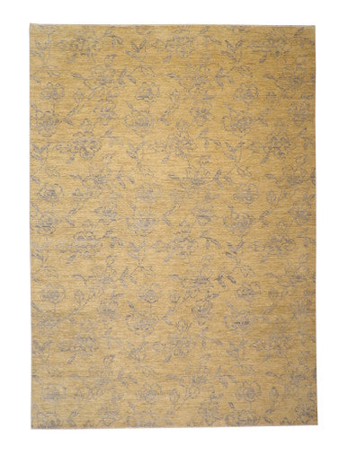 Oushak Floral Zigler Wool Hand Knotted Rug 10.0x14.0 -b-140