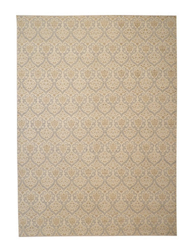 Tribal Ikat Wool Hand Knotted Rug 10.1x14.0 -b-150