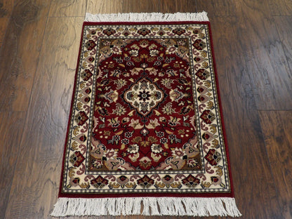 Pak Persian Fine Tabriz rug corner detail