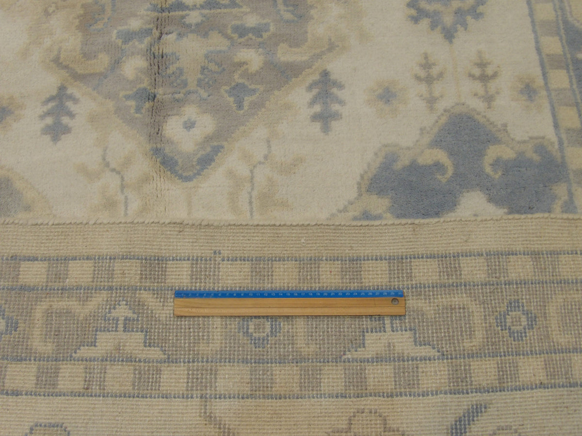 Beige Turk Oushak Wash rug in room setting