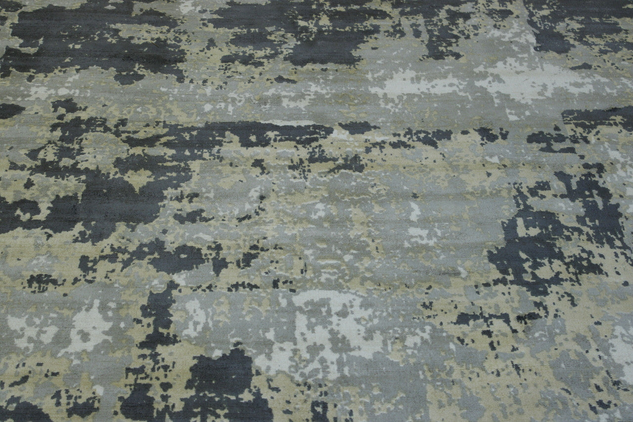 Modern Abstract Design rug corner detail