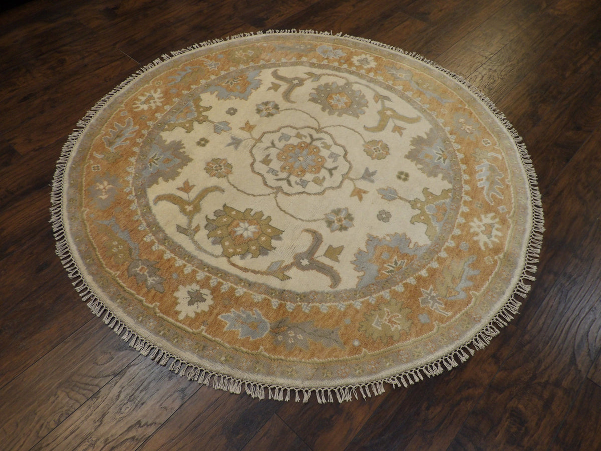 Full view of Turk Oushak Natural Dye rug