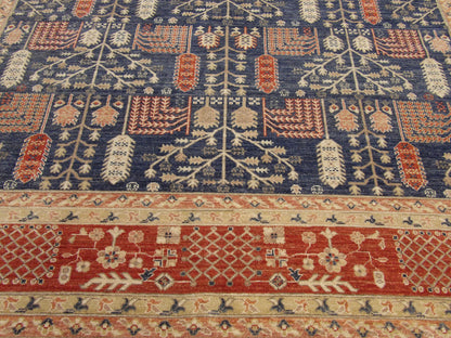 Fine Chobi Ziegler Natural Dye rug border detail