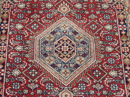 Back of Fine Persian Bidjar hand-knotted rug