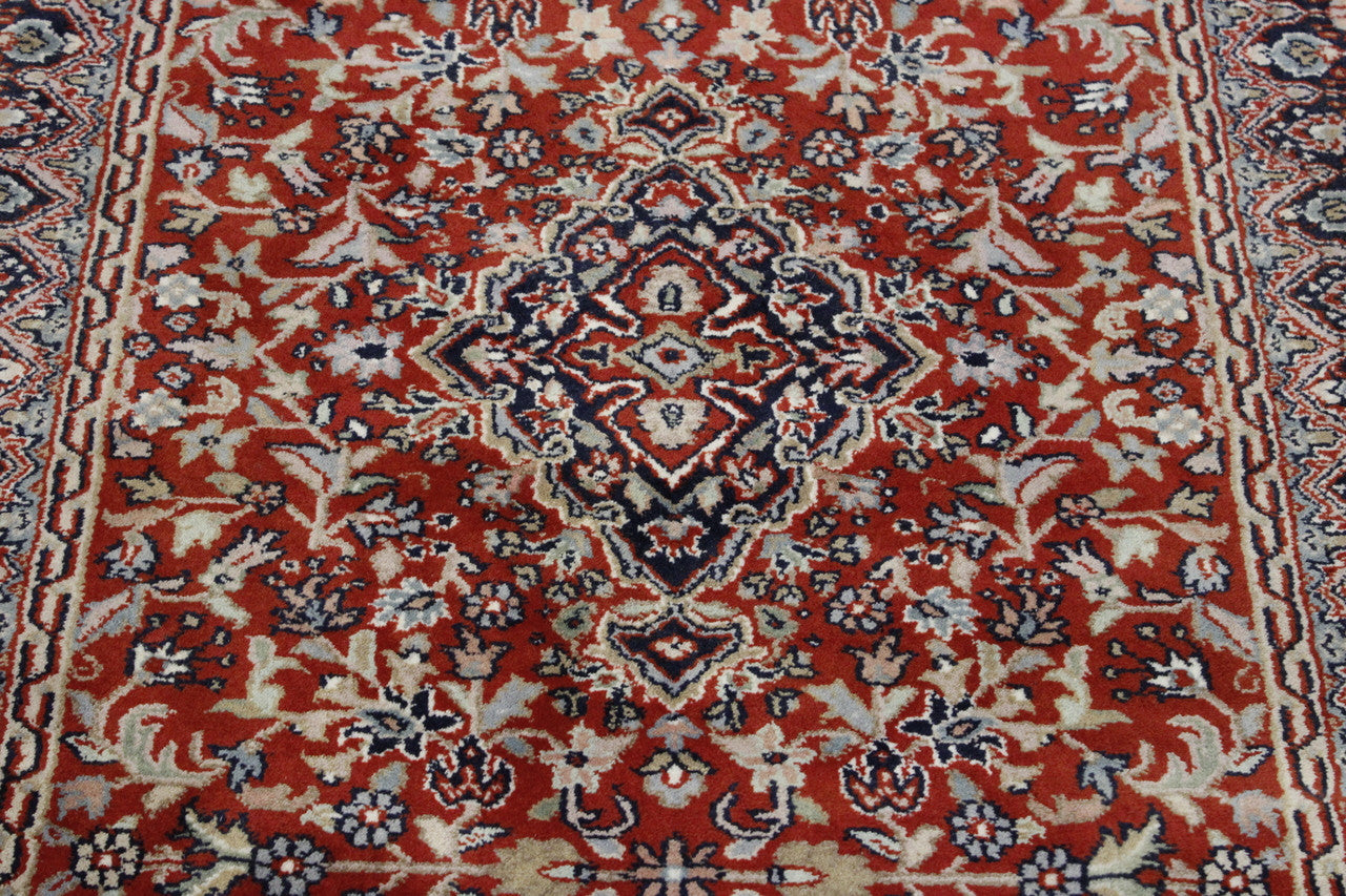 Back of Traditional Fine Tabriz hand-knotted rug