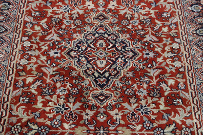 Back of Traditional Fine Tabriz hand-knotted rug