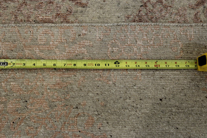 Full view of Transitional Abstract Broken Design rug