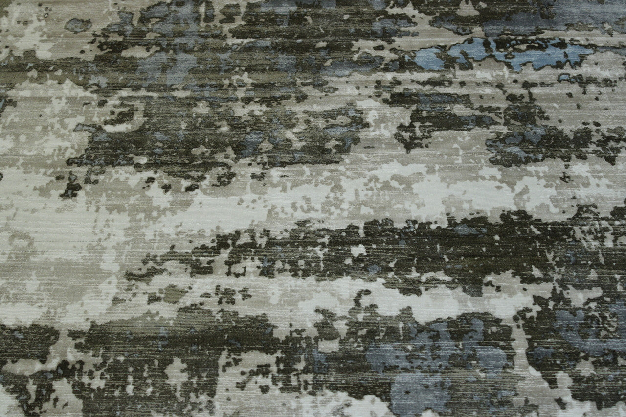 Modern Abstract Design rug corner detail