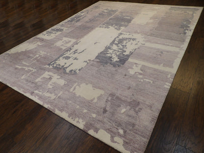 Full view of Modern Bamboo Marble Design rug