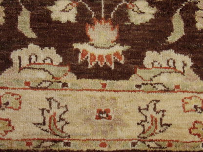 Oushak rug border detail