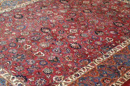 Back of Traditional Fine Bidjar hand-knotted rug