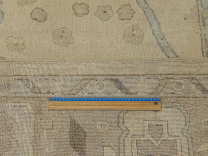 Brown & Beige Turk Anatolian Oushak Wash rug in room setting