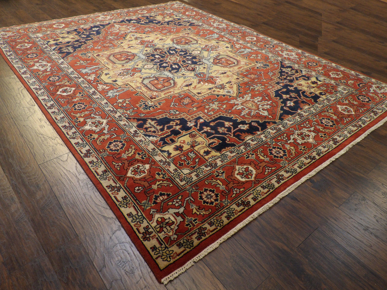 Full view of Tribal Sherapi rug