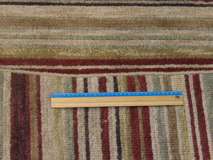 Multi-Color Modern rug in room setting