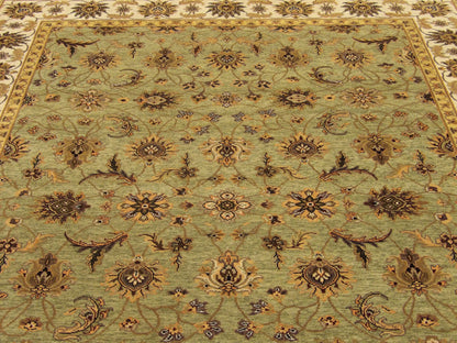 Back of Fine Ziegler Tie Dye hand-knotted rug