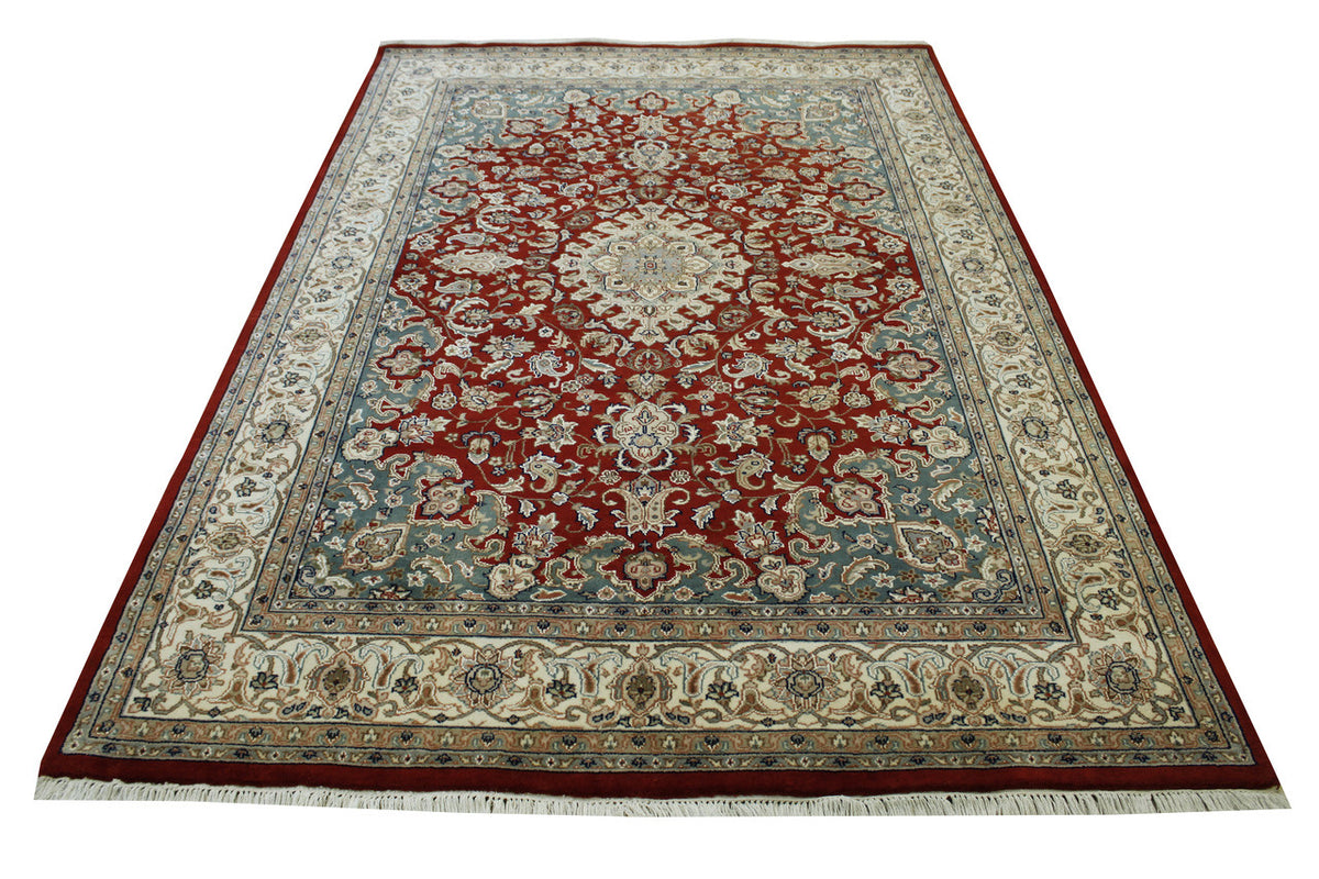Full view of Traditional Fine Tabriz rug