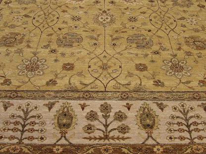 Agra Ziegler rug border detail