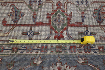 Back of Tribal Indo Heriz hand-knotted rug