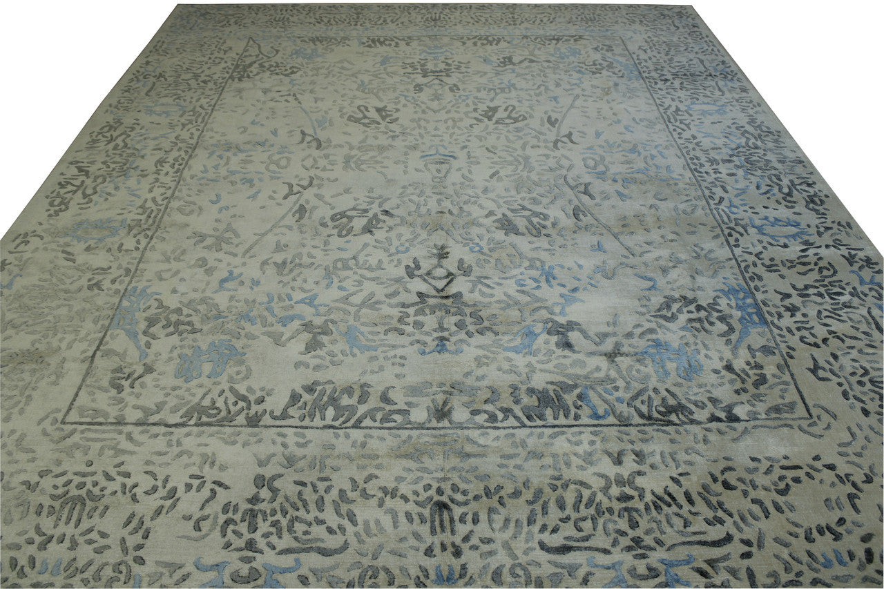 Full view of Oushak Ziegler rug