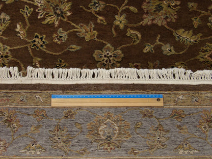 Blue & Brown Jaipur Kashan rug in room setting