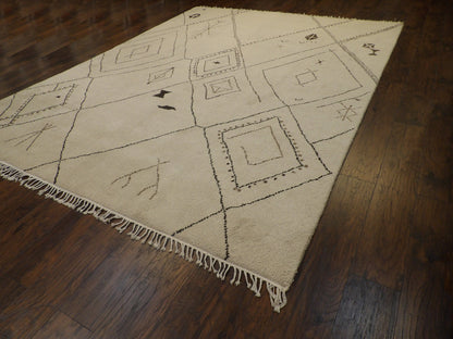 Full view of Moroccan Tulu Design Shaggy High Pile rug