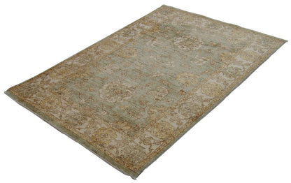 Close-up of wool pile, Beige rug