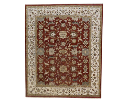 Chobie Oushak / Peshawar hand-knotted wool rug in Brown, 8'0" x 10'0", SKU w930