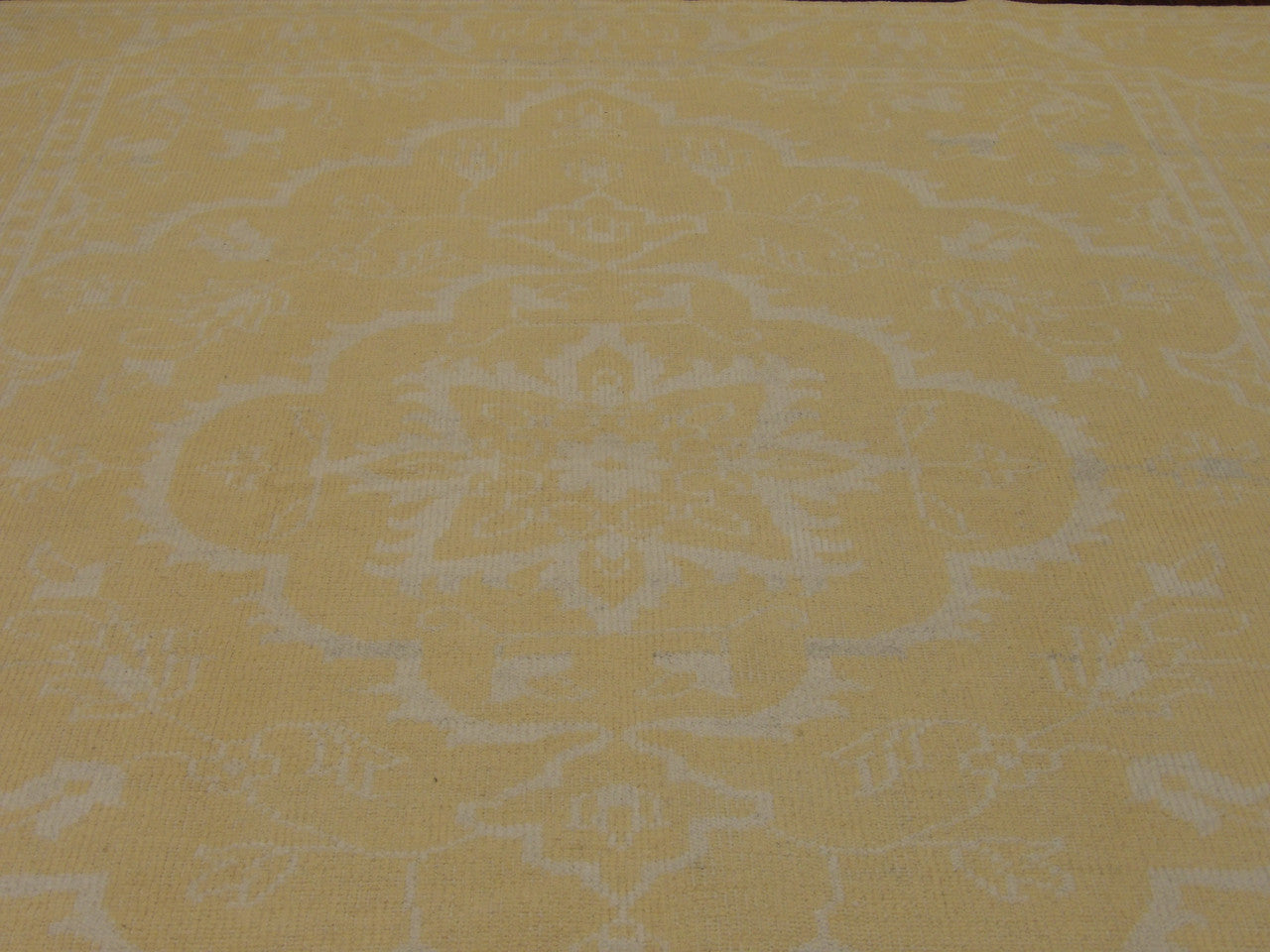 Back of Vintage Erase Design Antique Wash hand-knotted rug