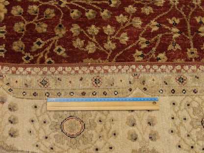 Chobie Antique hand-knotted wool/silk rug in Blue, 6'0" x 9'0", SKU W916