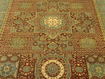 Back of Mamluk hand-knotted rug