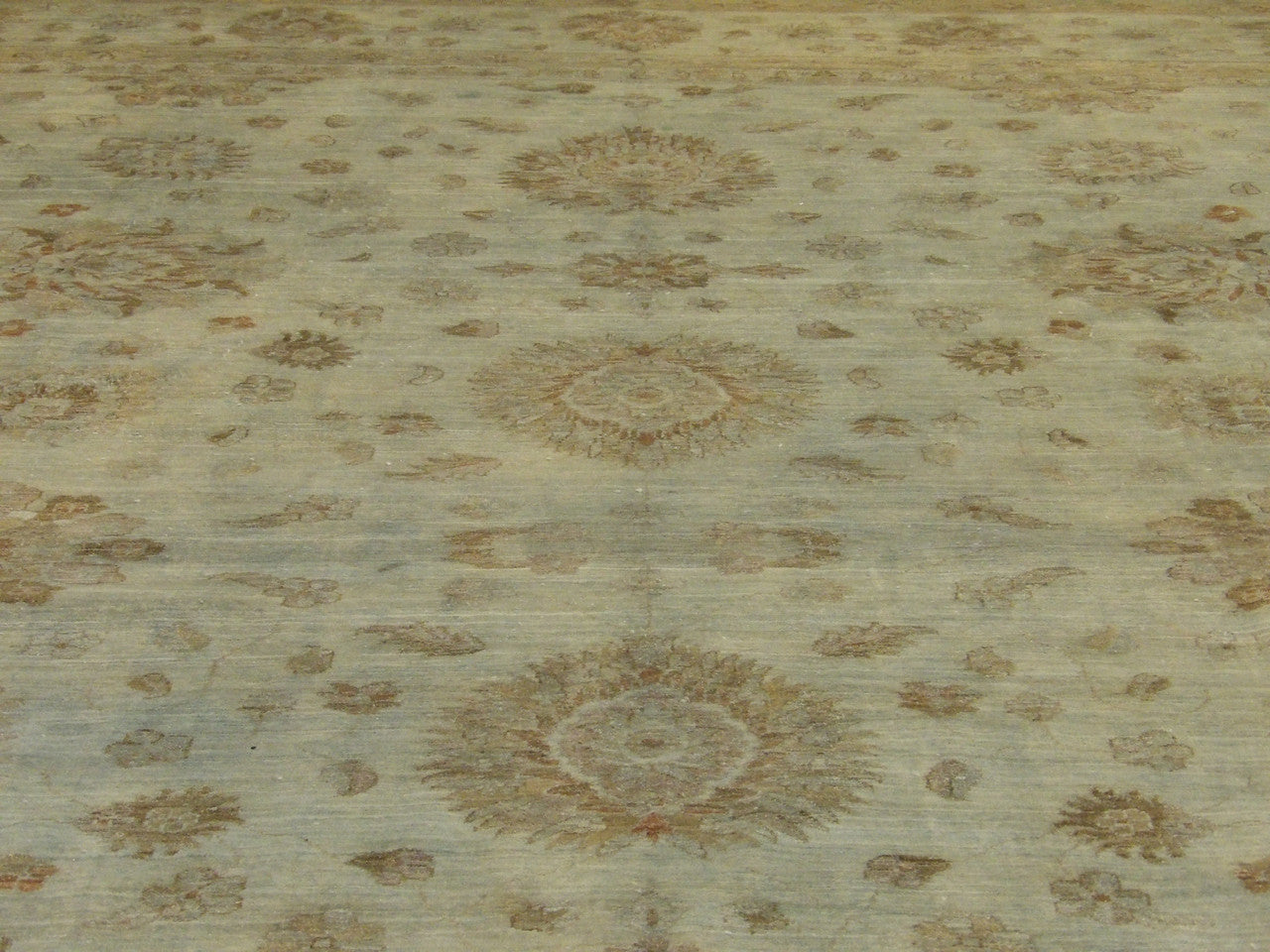 Back of Chobi hand-knotted rug