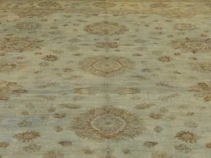 Back of Chobi hand-knotted rug