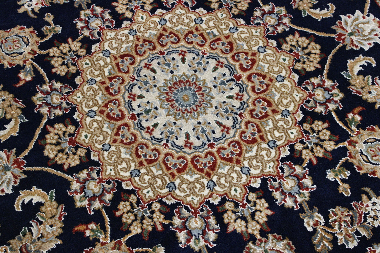 Full view of Traditional Indo Nain rug