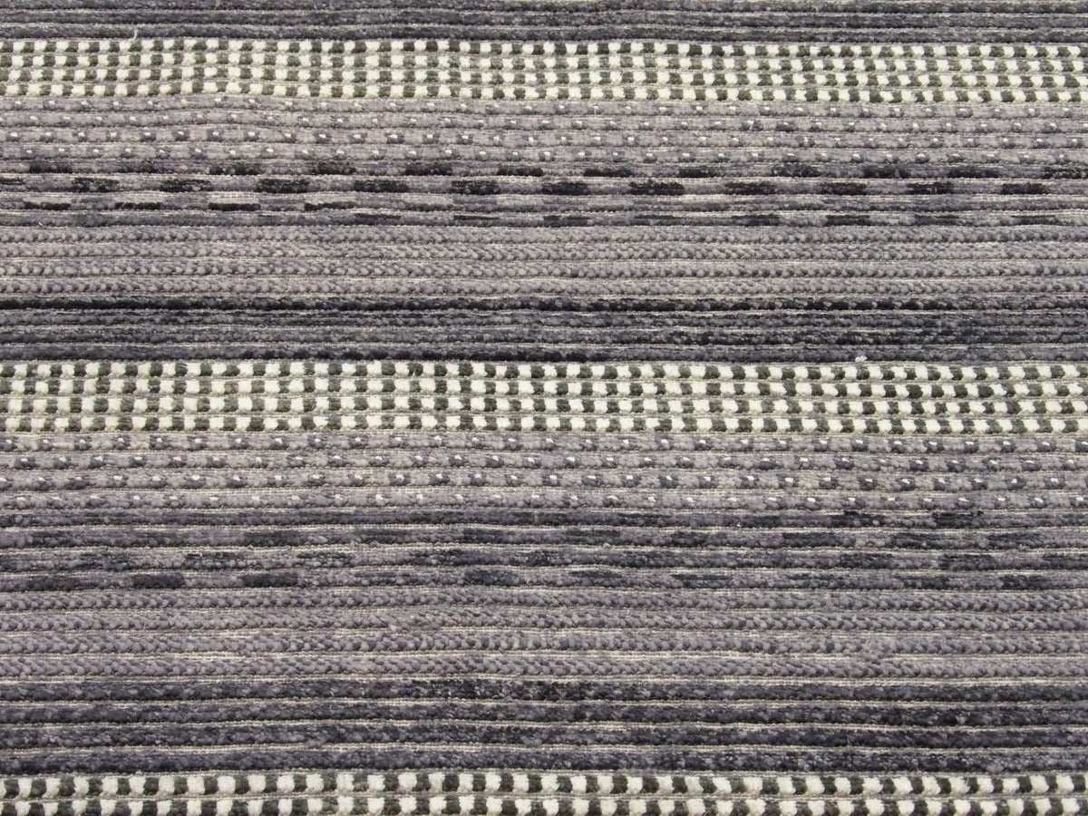 Back of Modern Gabbeh Flat Pile hand-knotted rug