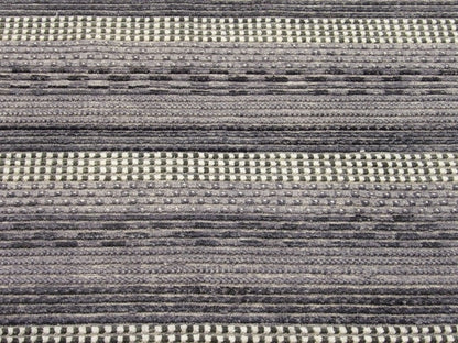 Back of Modern Gabbeh Flat Pile hand-knotted rug
