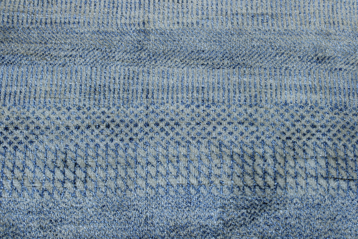 Modern Grass Design rug corner detail