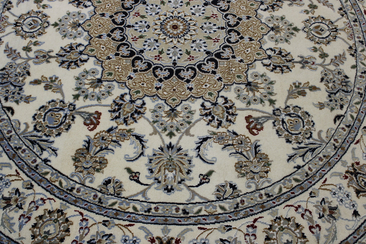 Close-up of wool pile, Beige rug