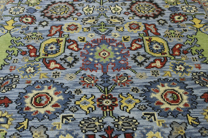 Full view of Oushak Colorful Ziegler rug