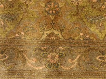 Jaipur Kashan Antique Wash rug border detail