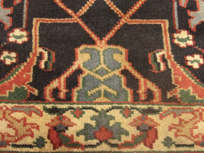Turkish Weave Ziegler rug border detail