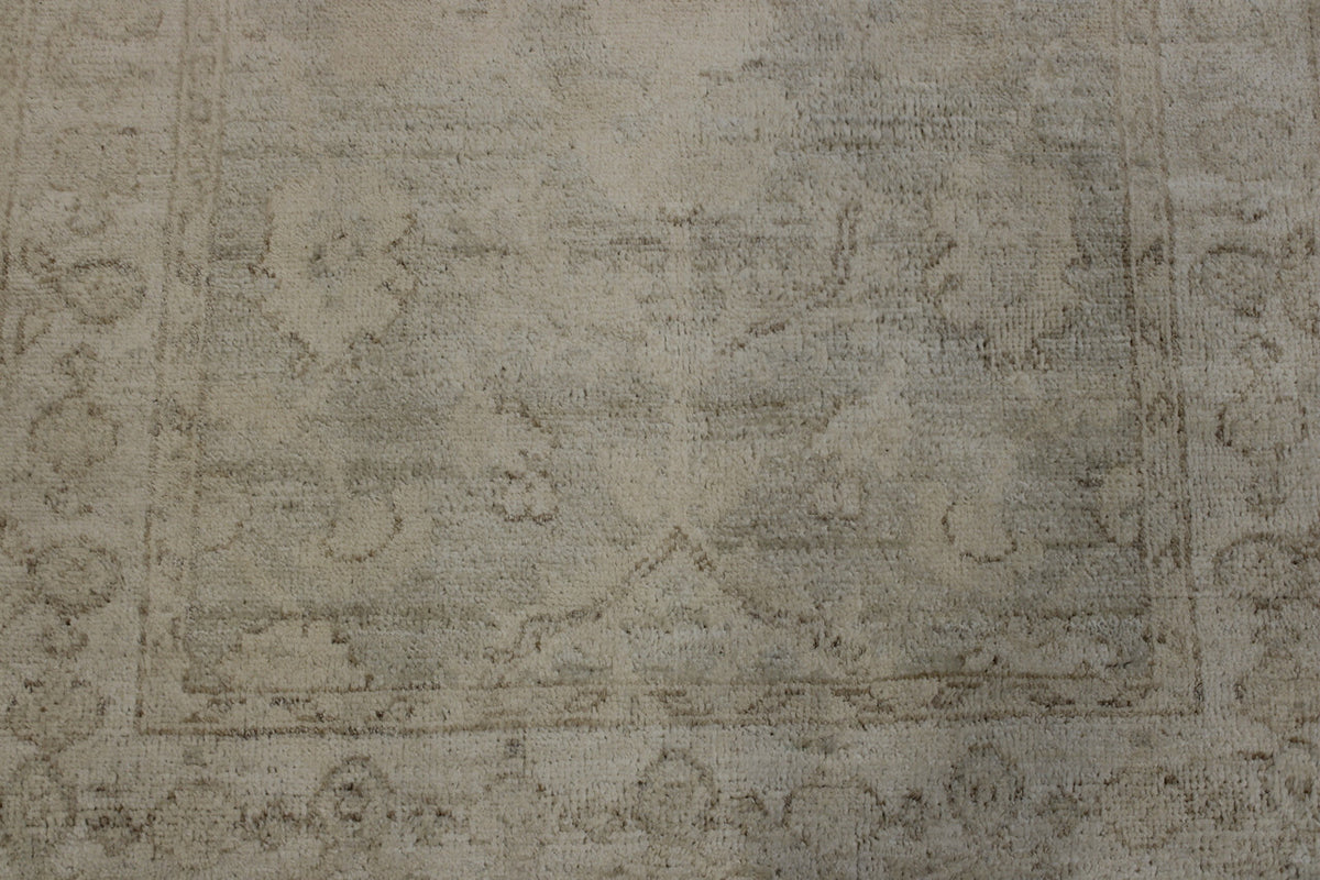 Close-up of wool pile, Gray rug