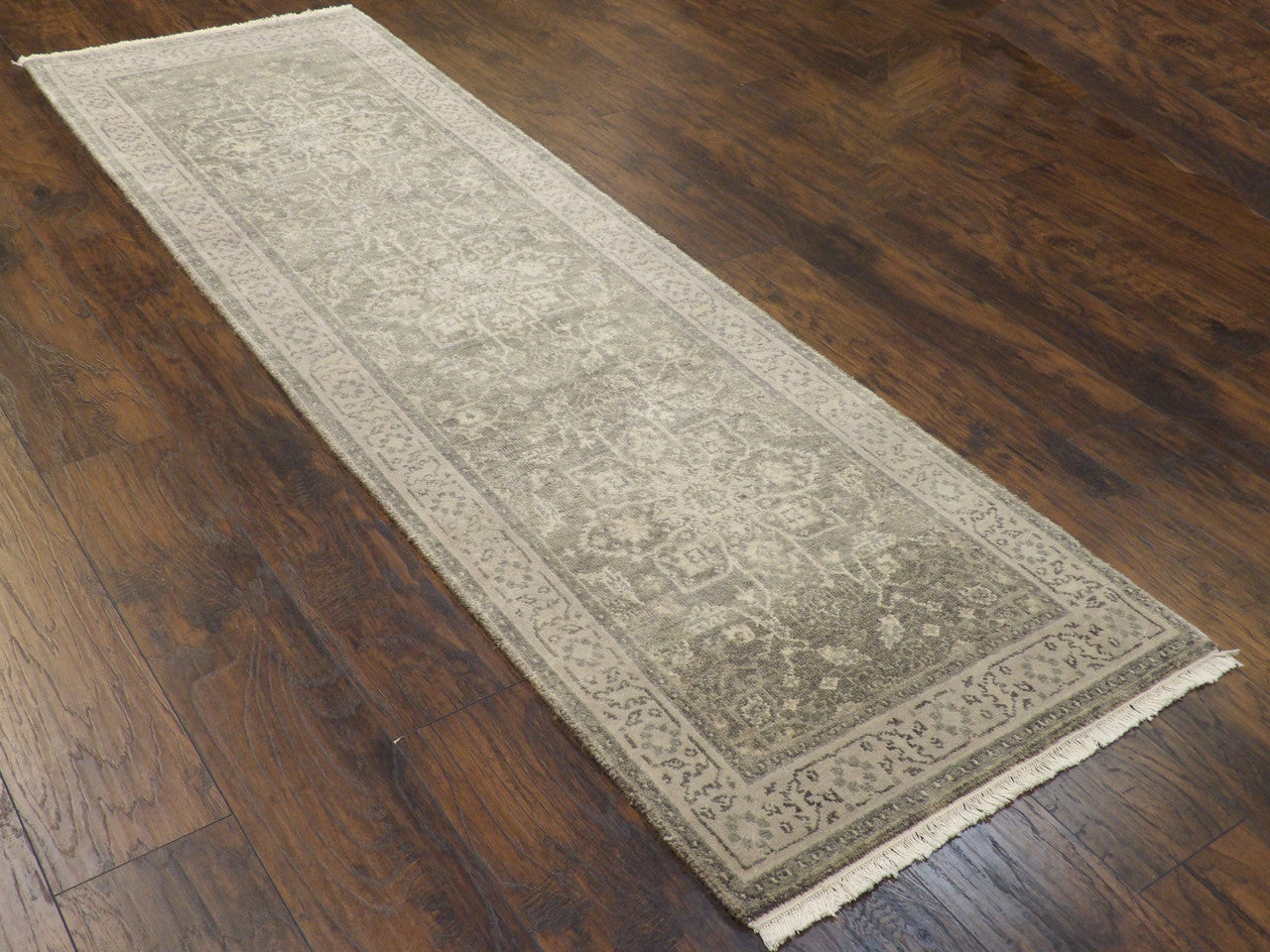 Full view of Wash Oushak rug