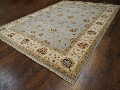 Chobie Oushak / Peshawar hand-knotted wool rug in Blue, 10'2" x 14'0", SKU W11412