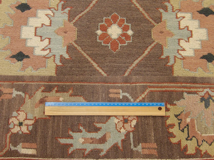 Full view of Ziegler Soumak flat weave hand-knotted runner