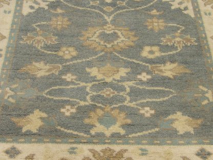 Turk Oushak Wash rug border detail
