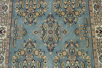 Back of Traditional Indo Sharookh hand-knotted rug