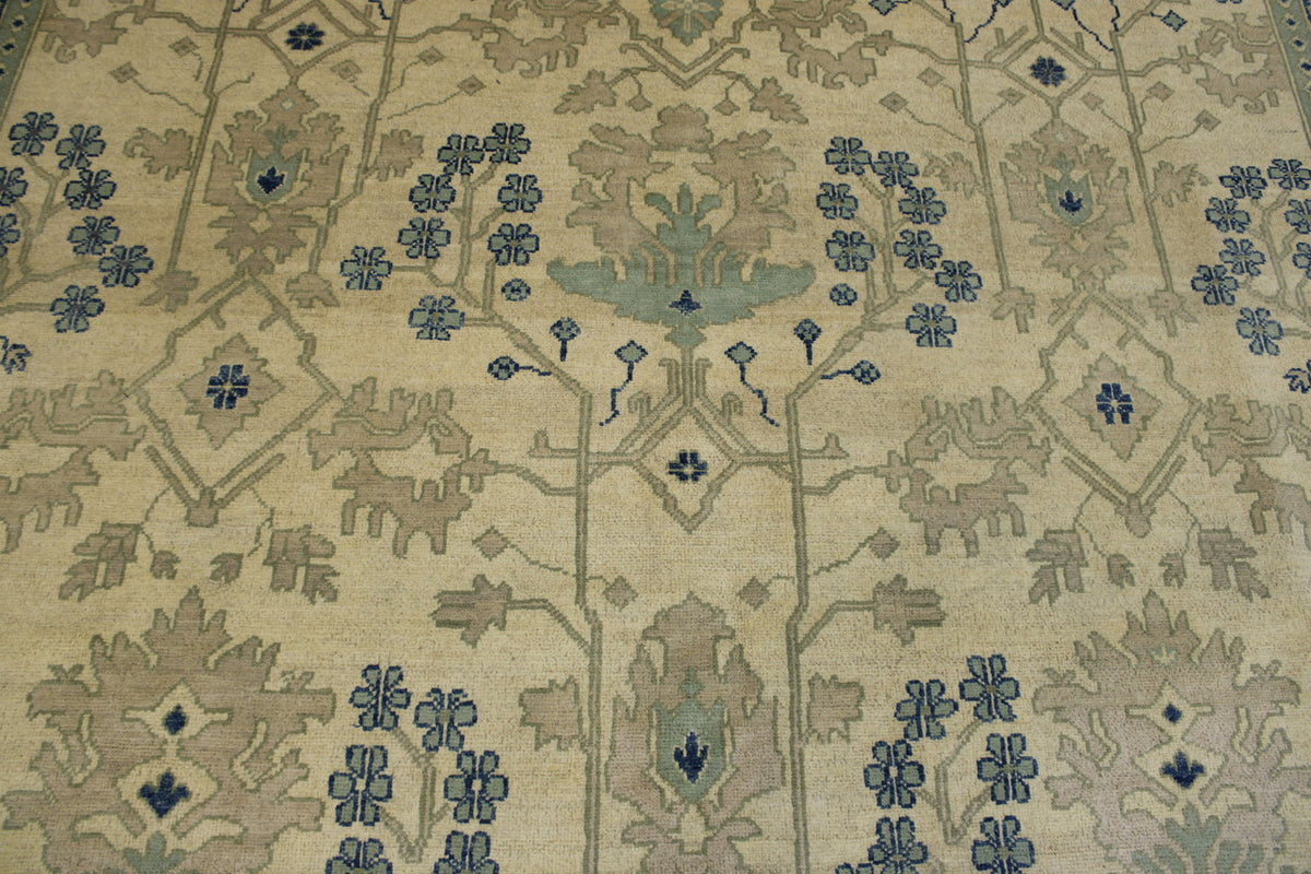 Traditional Chobi rug corner detail