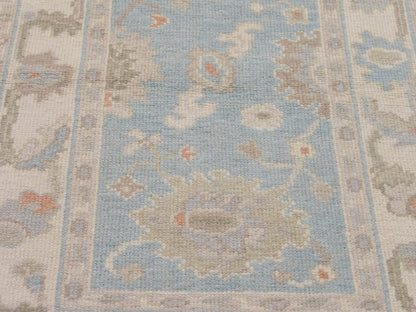 Full view of Vintage Oushak rug