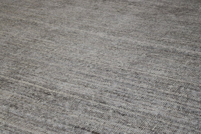 Close-up of wool pile, Blue & Gray rug