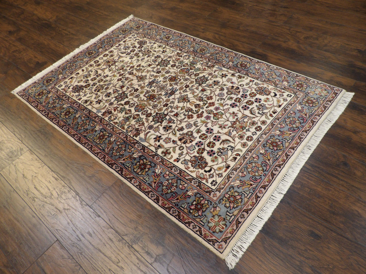 Full view of Fine Persian Kashan rug